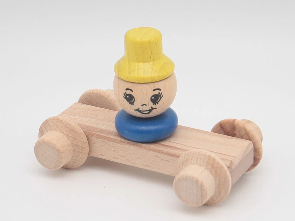 DREWA Auto mit Männchen - Laufteil für Kugelbahn - NEU - Bild 1 von 1