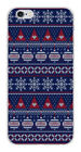 Printed Silicone Case Compatible Apple iPhone 6 iPhone 6S Blue Christmas Sweater