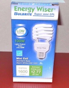 2-PK NEW Bulbrite CF23WW 23W CFL Warm White Compact Fluorescent 509024 - Picture 1 of 1