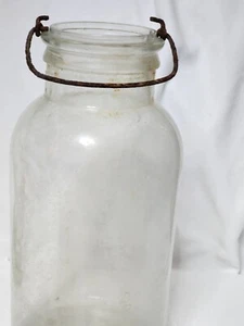 TF ligature #16 glass bottle markings true fruit approx 10" x 4-5/8" ?JHS CO - Picture 1 of 11