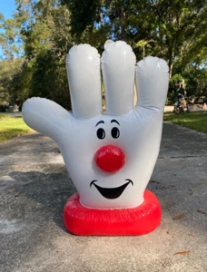 3 Foot Inflatable Lefty the Hamburger Helper Hand Mascot - Picture 1 of 9