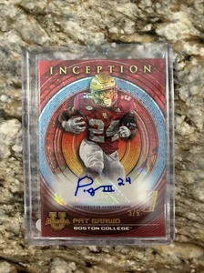 2022-23 Bowman U Inception Pat Garwo 1st Red Foil Auto #3/5 RC Boston College - Picture 1 of 2