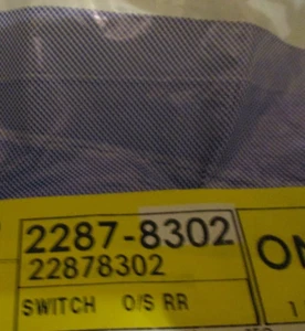 GM OEM-Door Side Rear View Power Mirror Switch 22878302. Nov 07, 2020. - Bild 1 von 1