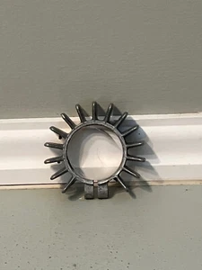 TRIUMPH 650 750 BONNEVILLE TIGER FINNED ALLOY EXHAUST CLAMP SLIDE IN EXH 71-2465 - Picture 1 of 3