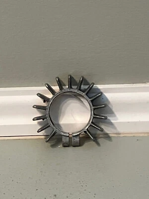 TRIUMPH 650 750 BONNEVILLE TIGER FINNED ALLOY EXHAUST CLAMP SLIDE IN EXH 71-2465 - Image 1 of 3