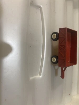 Red Diecast 1:64 Scale Toy Tractor Wagon - Image 1 of 4