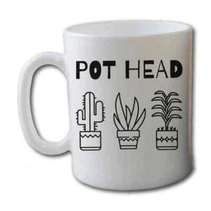 Pot Head Kaffeebecher | Perfektes Geschenk für Pflanzenliebhaber - Bild 1 von 4