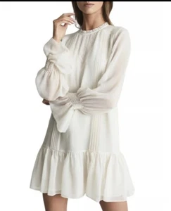 Reiss dress Esme Ivory Size 10 - Picture 1 of 10
