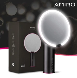 Amiro LED Make-up Spiegel für Schönheit 2. Generation schwarz - Bild 1 von 5