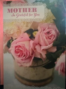 Mother So Grateful for you, year Happy Birthday Hallmark Greeting Card Tx500 - Picture 1 of 4