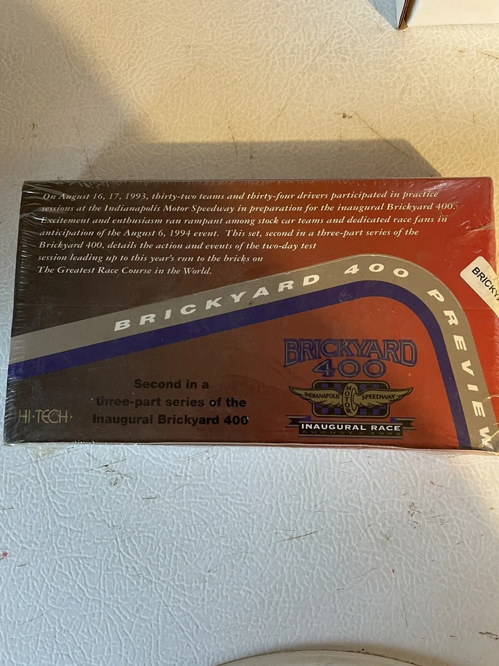 1994 Hi-Tech Brickyard 400 Racing Preview Box NIB Sealed 24 Packs NASCAR - Image 1 of 2