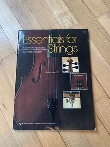 Essentials For Strings: A Systematic Approach to Technique Violin by G Anderson - Picture 1 of 2