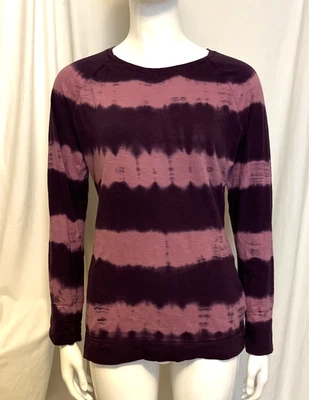 Mudd Purple Tie Dye Top Long Sleeve Cotton Jr.Sz. L - Image 1 of 4