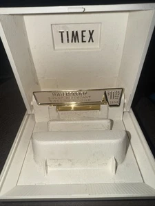 Vintage TIMEX Watch Box Empty No Paperwork - AS IS - White - Picture 1 of 6