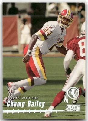 Champ Bailey 1999 Stadium Club #153 RC Washington Redskins - Image 1 of 2