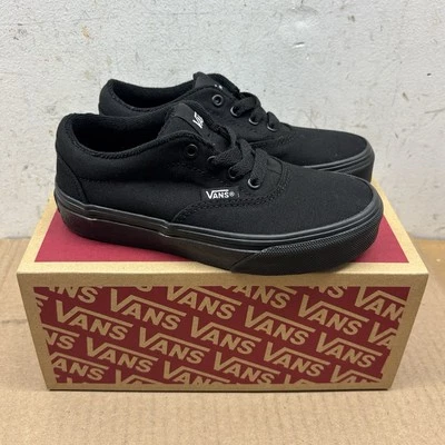 VANS Doheny Black Canvas Boy's Skate Shoes - Youth Size 12 - Image 1 of 4