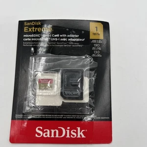 SanDisk 1TB Extreme microSDXC UHS-I Memory Card with Adapter Up to 190MB/s - Picture 1 of 2