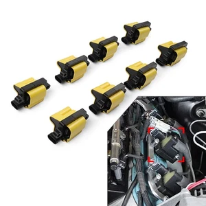 8PCS Square Ignition Coil Pack UF271 For Chevrolet Silverado For GMC Sierra 1500 - Picture 1 of 15