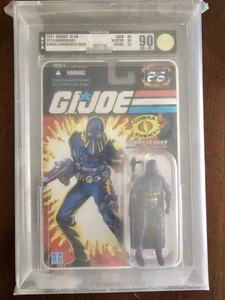 G.I. Joe 25th Anniversary 3.75" Hooded Cobra Commander Action Figure AFA 90 - Picture 1 of 1