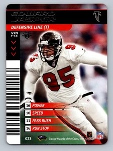 2001 NFL Showdown 1st Edition #023 Edward Jasper Rookie - Picture 1 of 2