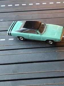 AURORA VINTAGE TJET GOOD HO #1407 DODGE CHARGER TURQUOISE BLUE SUPER SUPER NICE - Picture 1 of 4