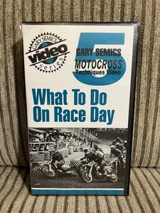 Gary Semics Motocross Techniques Video VHS What To Do On Race Day Vintage Tested - Foto 1 di 2