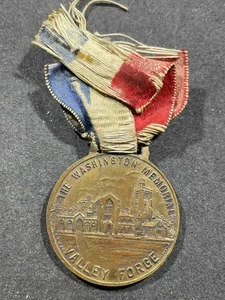 WW1 WWI US Army Navy USMC Military Washington Memorial Valley Forge Medal - Bild 1 von 2