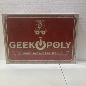 Geekopoly Monopoly for Geeks Board Game Play Long and Prosper Factory Sealed - Picture 1 of 9