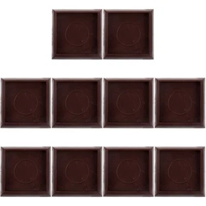 10Pcs Furniture Coasters Plastic Furniture Cups Chair Wheel Stoppers New - Picture 1 of 14