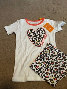 Gymboree Girl's Love to Sleep SHORTS Gymmies size 7 - NEW WITH TAGS - Picture 1 of 1