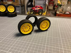 Roues x2 Tamiya Porsche 959 1/12 - Photo 1 sur 3