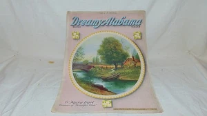 VINTAGE SHEET MUSIC 1919 DREAMY ALABAMA SONG WALTZ BY MARY EARL - Picture 1 of 11