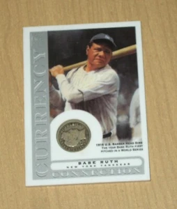 2003 Topps Gallery Babe Ruth Currency Connection 1916 DIME Coin - Picture 1 of 2