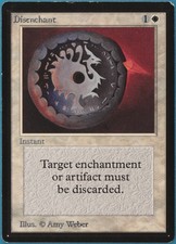 Disenchant Beta PLD White Common MAGIC THE GATHERING CARD (ID# 239511) ABUGames