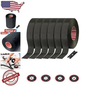 Tesa 6 Roll High Heat Electrical Tape – Protects Cables & Wires from Damage - Picture 1 of 10