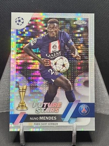 2022-23 Topps Chrome UEFA Club Competitions Pulsar Refractor Nuno Mendes #26 - Picture 1 of 2