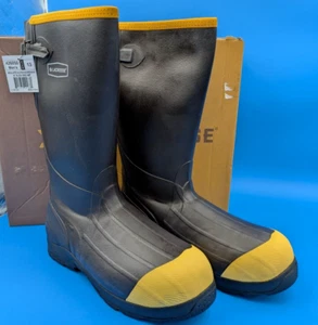 Lacrosse Men's Insulated Alpha Aggressive Rubber Work Boots Size 13 - 800g NIB - Picture 1 of 17