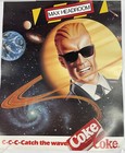 Coca-Cola Max Headroom Poster ORIGINAL Retro 
