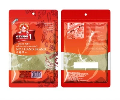 Raíz de cilantro molido en polvo cocina tailandesa especias hierba mano marca n.º 1, 50 g. Foto 1 de 4