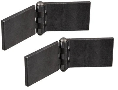 GEDOTEC 2x Türband zum Anschweißen Scharnier Anschweissband Schwerlast Torband Lappen