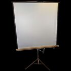 Collapsible Portable Projector Movie Screen 48x50 Da-Lite Pacer Large