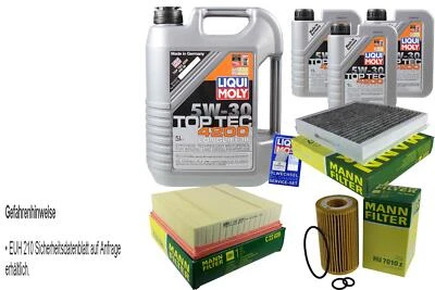 INSPEKTIONSKIT FILTER LIQUI MOLY ÖL 8L 5W-30 für Mercedes-Benz B-Klasse W246 - Bild 1 von 4