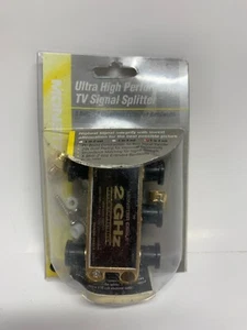 Monster Cable Ultra 2 GHz 2 Way Splitter for TV & Satellite New in package - Picture 1 of 7