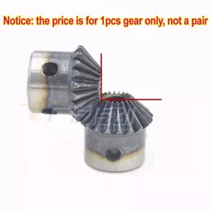 Motor Bevel Gear 1.0 Mod 20 dientes 90° diámetro de emparejamiento 5/6/6.35/8 mm engranaje biselado x1 pieza - Imagen 1 de 5