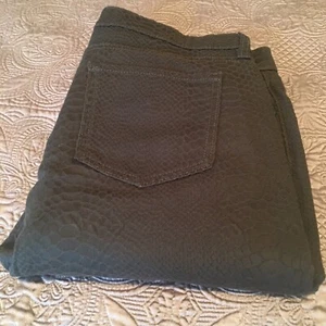 Textured Brown Reptile Patterned Pants Size 10 - Picture 1 of 7
