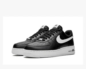 UK 8.5 Nike Air Force 1 07 AN20 Trainers Black/white Lot Shoes Trainers - Picture 1 of 6