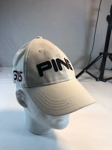 PING White Flex Fit Baseball Cap Hat Size S/M - Picture 1 of 7