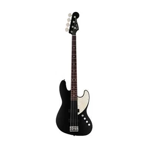 Fender Japan Elemental Jazz Bass HH Guitar, RW FB, Stone Black - Picture 1 of 7
