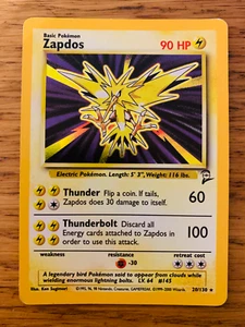 ¡Juego base Zapdos (20/130) Holo 2 cartas de Pokémon! ¡P&P RÁPIDO Y GRATUITO! - Imagen 1 de 21