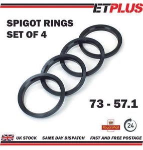 Spigot Rings 73 - 57.1 Wheel Hub Centre Rings - Picture 1 of 3